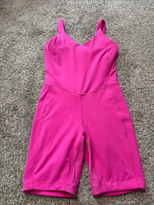 Lululemon Align Onesie 8" Sonic Pink size 6 thumbnail 1