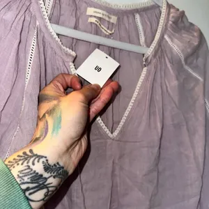 NWT UO Wild Horses Tassel Blouse In Lilac thumbnail 4