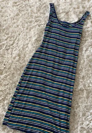 Comfy Striped Dress thumbnail 1