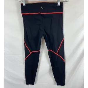 Joy Lab Black Leggings with Exposed Pink Seam Size Small thumbnail 6