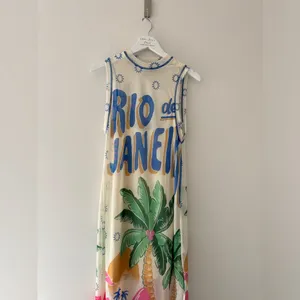 FARM RIO Graphic Mesh Midi Dress XS thumbnail 8
