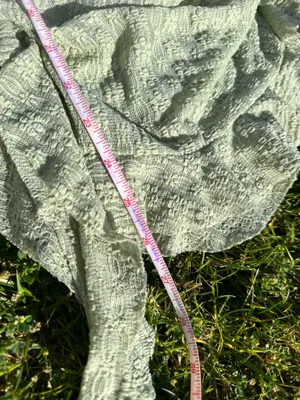 ✨Green lace asymmetrical dress thumbnail 4
