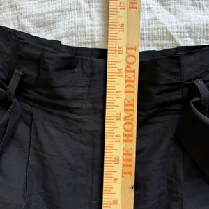 Lost + Wander Womens Bloody Mary Black Cropped Belted Wide Leg Pants Medium‎ thumbnail 11