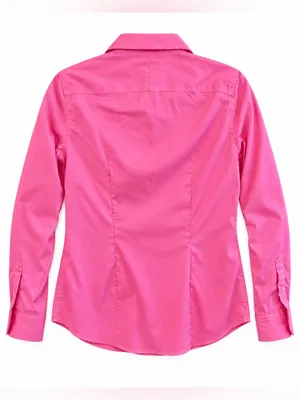 Lauren Ralph Lauren Pink Non Iron Cotton Button Down Shirt Size S thumbnail 3