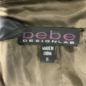 Bebe Olive Zip-Up Mini Vest Dress thumbnail 5