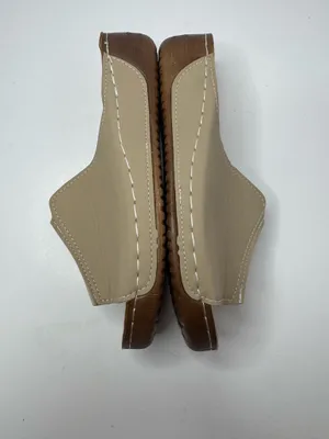 Unbranded Taupe Vegan Leather Slide Sandals Women's Size EU41 thumbnail 6