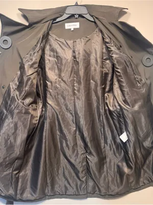 Calvin Klein ladies trench coat  size large thumbnail 4