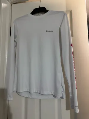 Columbia White Shirt long sleeve thumbnail 1