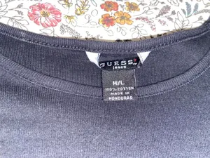 Vintage Black Long Sleeve Top thumbnail 4
