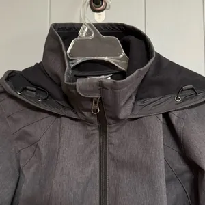 COLUMBIA Take to the Streets II Trench Coat Tie Waist Hood Gray Size Small thumbnail 4