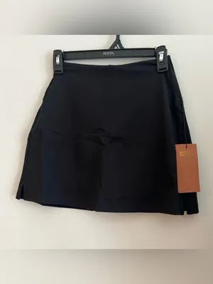 Girlfriend Collective Black Sport Skort Size XS NWT thumbnail 6