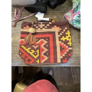 Panache‎ Boho Gypsy Long Large Lima Tote Aztec Southwestern Tapestry thumbnail 3