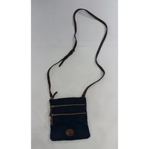 Dooney & Bourke Nylon‎ North South Triple Zip Crossbody Bag Purse Navy thumbnail 2
