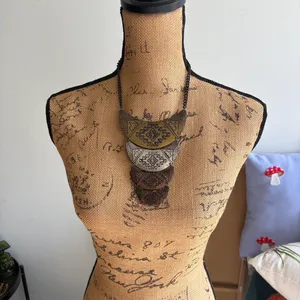 Boutique Boho Layered Aztec Style Bib thumbnail 1