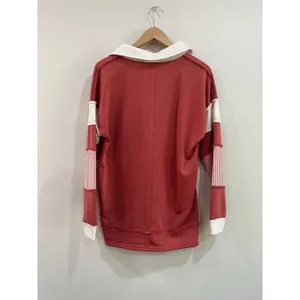 Altar'd State Colorblock Rugby Stripe‎ Oversized Pullover Top Size XS thumbnail 2