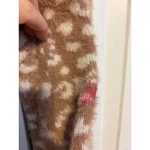 Abercrombie Fitch Fuzzy‎ Leopard Print Sweater Women's Size S thumbnail 5
