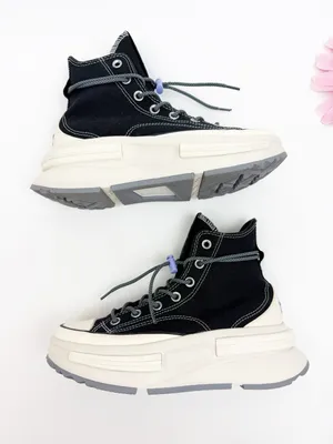 Converse All Star Run Star Legacy Cx High Top Platform Sneaker Black/Ultraviolet thumbnail 7