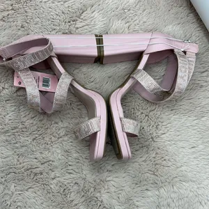 Juicy Couture blush Macarena strappy blocked heel sandals thumbnail 3