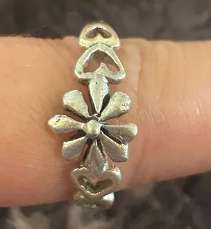 Z57 size 8.75 925 sterling silver thumbnail 1