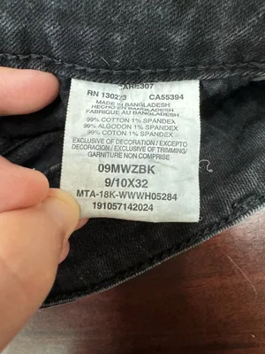 Wrangler Black Boot Cut Jeans Size 9/10x32 thumbnail 6