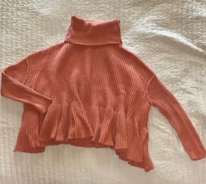 Free People Ruffle Hem Sweater thumbnail 1