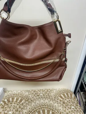 Dasein Hobo shoulder/ Crossbody Bag in soft faux leather with accent Rhinestones thumbnail 15
