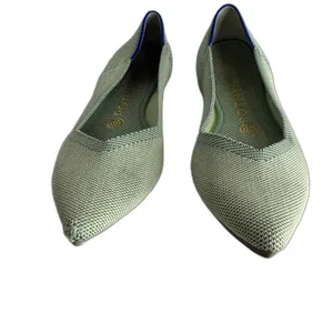 Rothy's The Point Shoes Womens Size 7.5 Green Knit Flats‎ Washable Eco Friendly thumbnail 4
