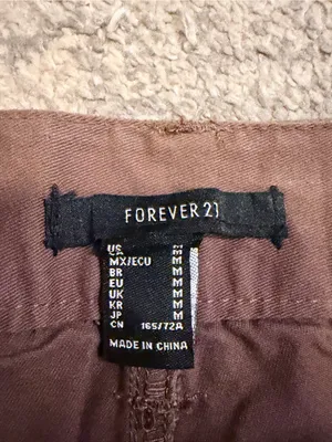 NWT Forever 21 Brown Mini  Skirt thumbnail 3