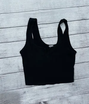 Garage Black Crop Top thumbnail 3