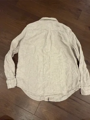 Quince 100% European Linen Long Sleeve Shirt Medium - C11-739 thumbnail 8