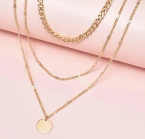 Layered chain necklace thumbnail 4