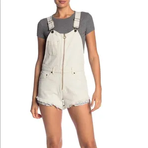 ✨ White Sunkissed Denim Overalls Romper/Jumpsuit✨ thumbnail 7