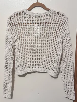 Z SUPPLY Felix Sweater S 20” p2p Cream $88 Retail NWT thumbnail 6