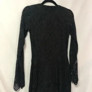 For Love & Lemons Black Lace Bodycon Ilusion Dress Womens XS Cocktail Mini thumbnail 12