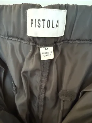 Pistola Black Satin Pants thumbnail 2