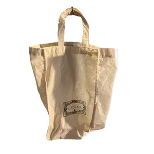 Gucci Cream lightweight Cloth tote bag with handles thumbnail 5