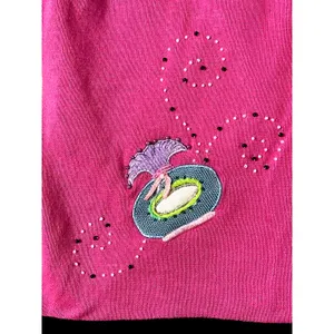 Jack B Quick 90s Pink Perfume Knit Cardigan size Medium thumbnail 13