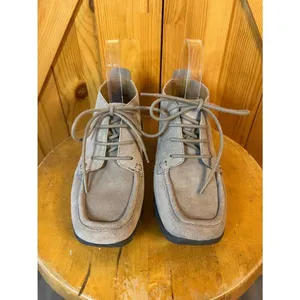 Easy Spirit Womens Taupe Suede Leather Lace Up Chukka Boot Size 5.5 thumbnail 2
