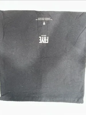Frye Black Dust Bag with White Logo thumbnail 1