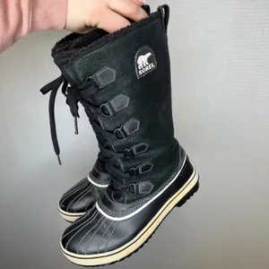 Sorel Tivoli Black Waterproof Winter Snow‎ Boots NL1907-010 Womens 7 thumbnail 4