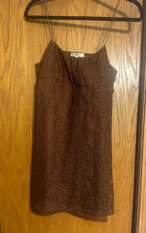 Brown Midi Dress Size L thumbnail 1