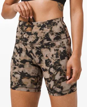 Lululemon Wunder Train High-Rise Short 6" Dispersed Light Raw Linen Multi 8 thumbnail 11