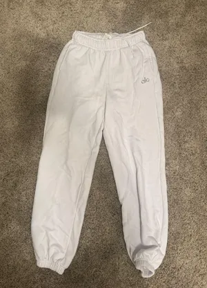 White Alo Sweatpants thumbnail 1