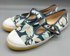 TOMS Womens Floral Canvas Mary Jane Shoes‎ With Buckle Strap 8.5 thumbnail 1