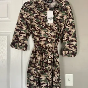 Zara camo dress thumbnail 6
