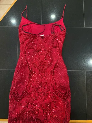Hoco Dress Red thumbnail 3