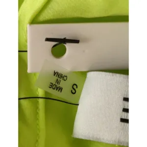 Do+Be Neon Green Smocked Waist Halter Neck Mini Dress Women's S Party Cocktail‎ thumbnail 9
