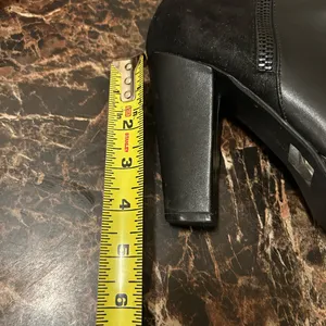 Call It Spring Black Ankle Boots with chunky 4 inch heel- 8.5 thumbnail 10