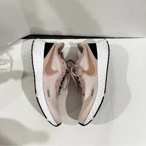 Nike Running Revolution 5 Pink Blush Gold Sneakers Size 6.5 Slip-On Lightweight thumbnail 7
