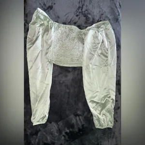 Princess Polly Estee Top in Green Size 6 New with tag thumbnail 10